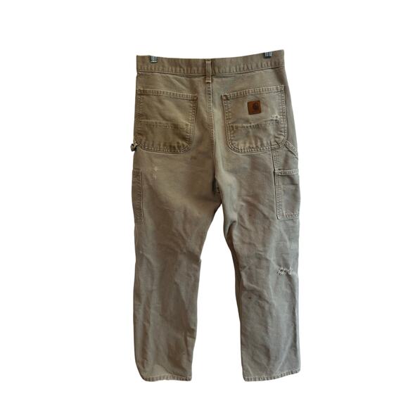 Carhartt Distressed Canvas Pants 31X32 - Picture 5 of 8